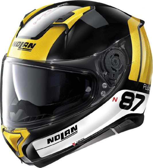 Casca Full-Face N 87 Plus Distinctive N-Com 027 Negru-Galben
