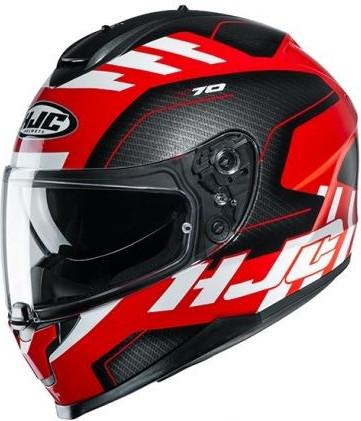 Casca Full-Face C70 Koro Rosu