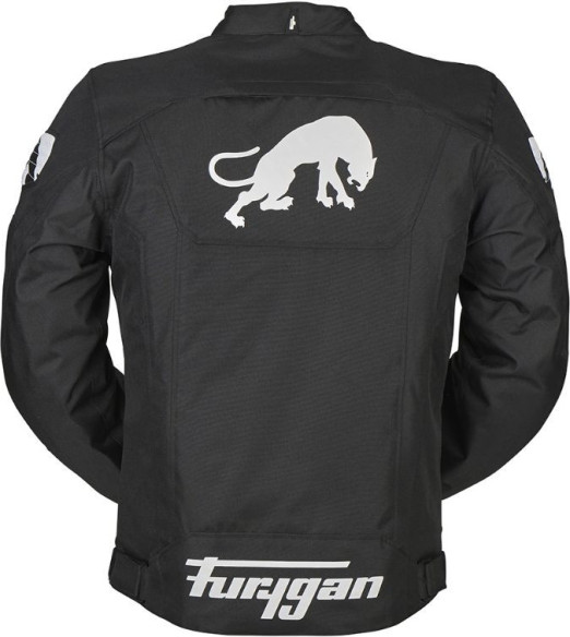Geaca Moto Textila Atom Black/White