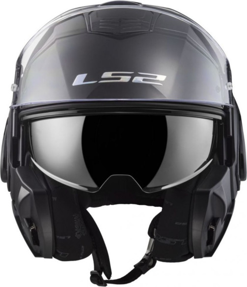 Casca Moto Flip-Up FF399 Valiant Gloss Black