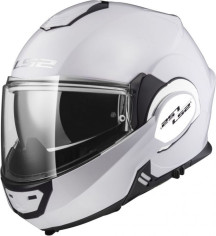 Casca Moto Flip-Up FF399 Valiant Gloss White