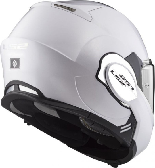 Casca Moto Flip-Up FF399 Valiant Gloss White