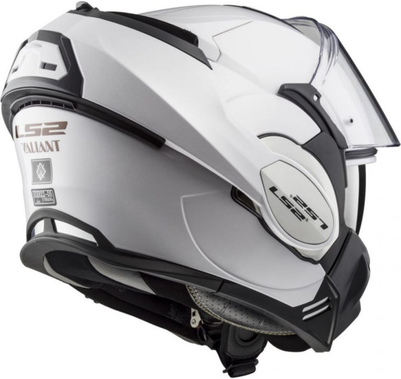 Casca Moto Flip-Up FF399 Valiant Gloss White