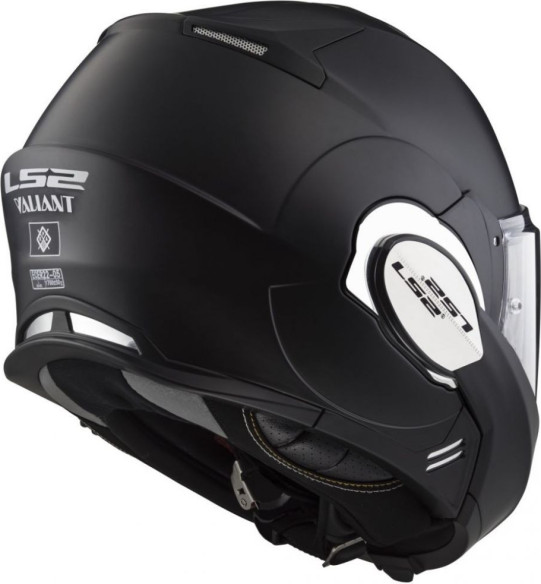 Casca Moto Flip-Up FF399 Valiant Matt Black