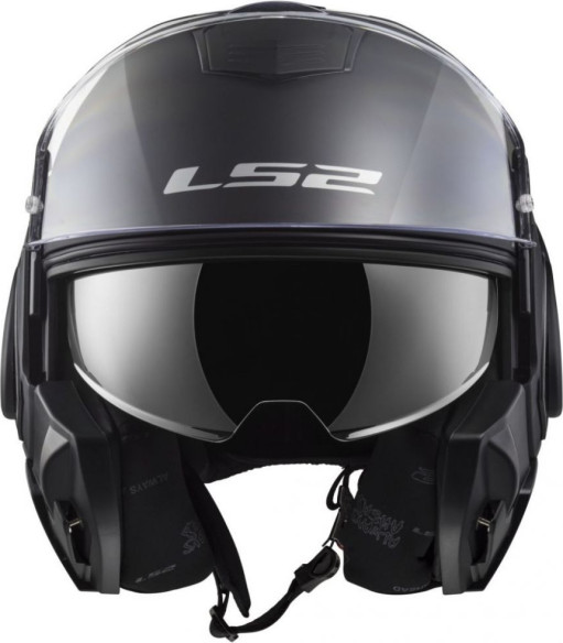 Casca Moto Flip-Up FF399 Valiant Matt Black