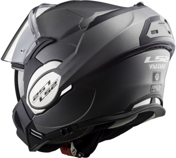 Casca Moto Flip-Up FF399 Valiant Matt Titanium