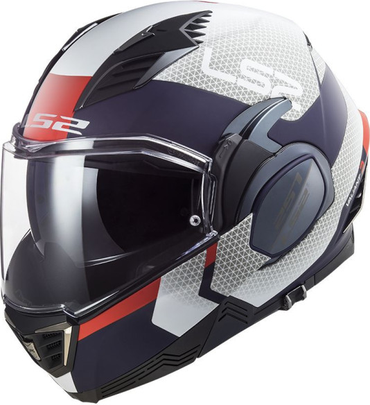 Casca Moto Flip-Up FF900 Valiant Ii Citius Gloss White Blue