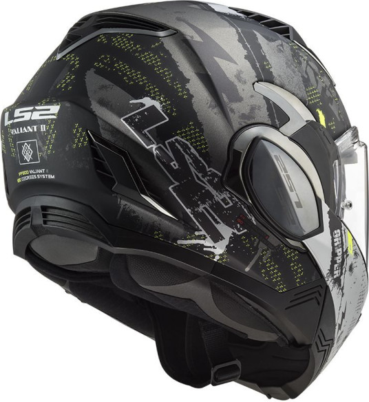 Casca Moto Flip-Up FF900 Valiant Ii Gripper Matt Titanium