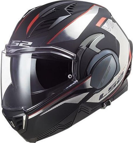 Casca Moto Flip-Up FF900 Valiant Ii Hub Gloss Black Chrome