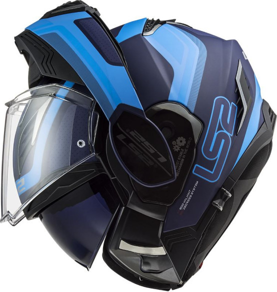 Casca Moto Flip-Up FF900 Valiant Ii Orbit Matt Blue