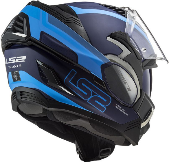 Casca Moto Flip-Up FF900 Valiant Ii Orbit Matt Blue