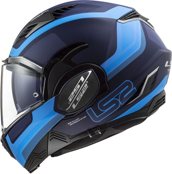 Casca Moto Flip-Up FF900 Valiant Ii Orbit Matt Blue