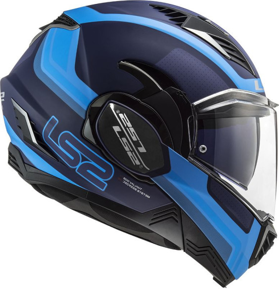 Casca Moto Flip-Up FF900 Valiant Ii Orbit Matt Blue