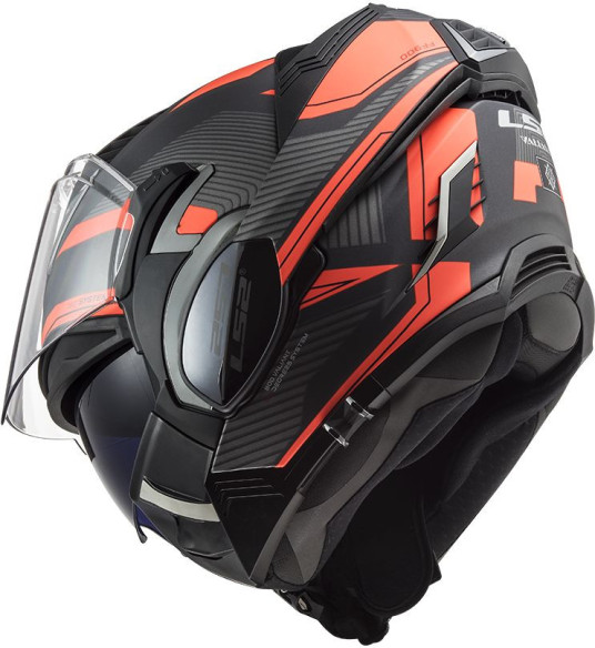 Casca Moto Flip-Up FF900 Valiant Ii Revo Matt Titanium Fluo Orange