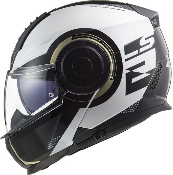 Casca Moto Flip-Up FF902 Scope Arch Gloss White Titanium
