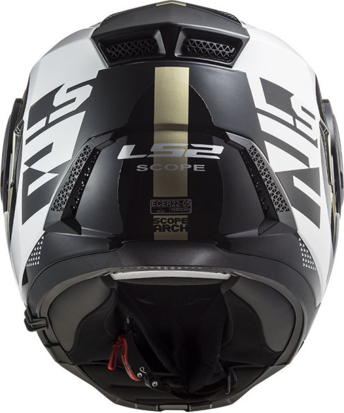 Casca Moto Flip-Up FF902 Scope Arch Gloss White Titanium
