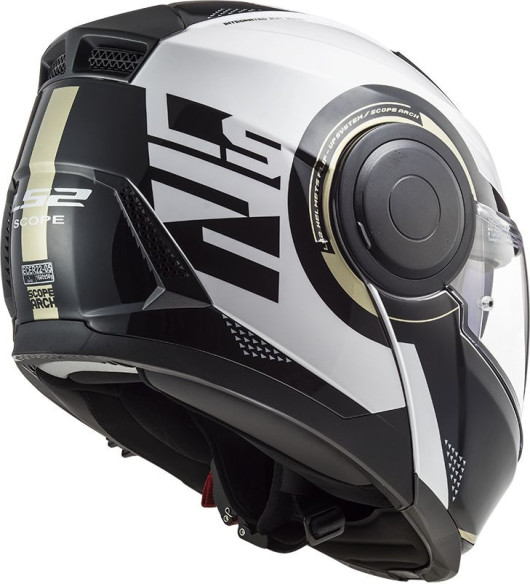 Casca Moto Flip-Up FF902 Scope Arch Gloss White Titanium