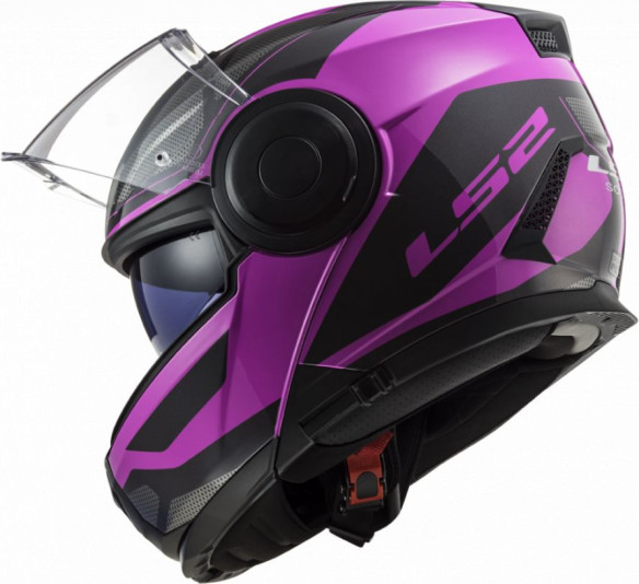 Casca Moto Flip-Up FF902 Scope Axis Negru Roz