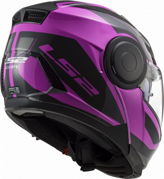 Casca Moto Flip-Up FF902 Scope Axis Negru Roz