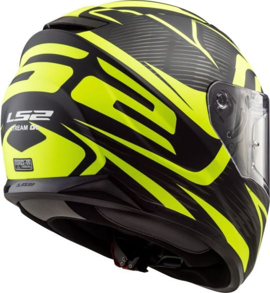 Casca Moto Full/Face FF320 Stream Evo Jink Negru Mat/Galben