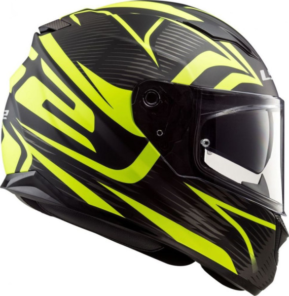 Casca Moto Full/Face FF320 Stream Evo Jink Negru Mat/Galben