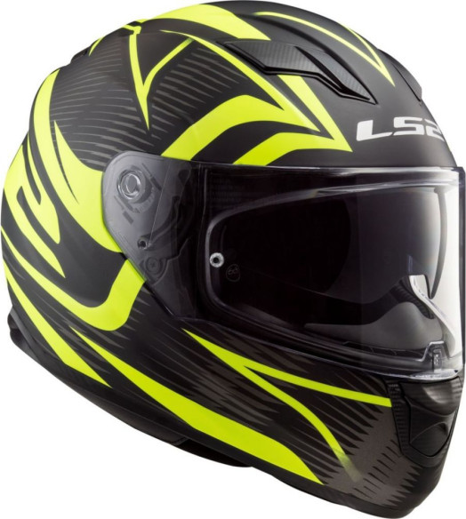 Casca Moto Full/Face FF320 Stream Evo Jink Negru Mat/Galben