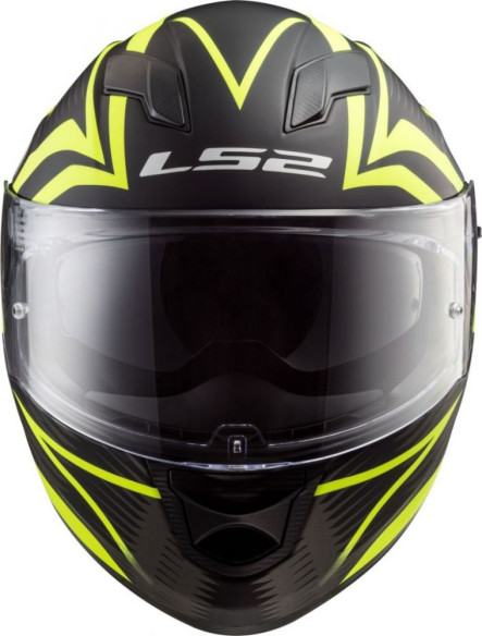 Casca Moto Full/Face FF320 Stream Evo Jink Negru Mat/Galben