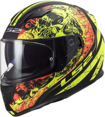 Casca Moto Full/Face FF320 Stream Evo Throne Negru/Galben