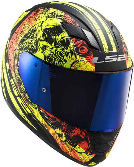 Casca Moto Full/Face FF320 Stream Evo Throne Negru/Galben