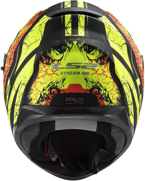 Casca Moto Full/Face FF320 Stream Evo Throne Negru/Galben