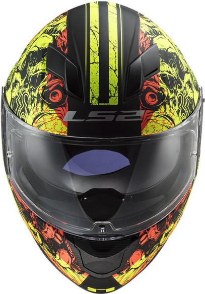 Casca Moto Full/Face FF320 Stream Evo Throne Negru/Galben