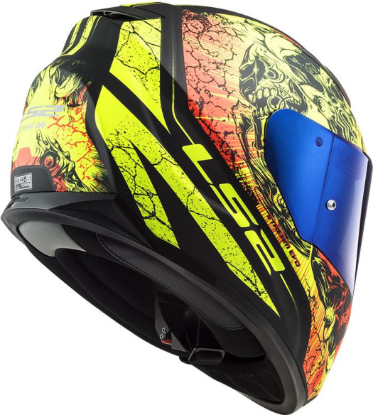 Casca Moto Full/Face FF320 Stream Evo Throne Negru/Galben