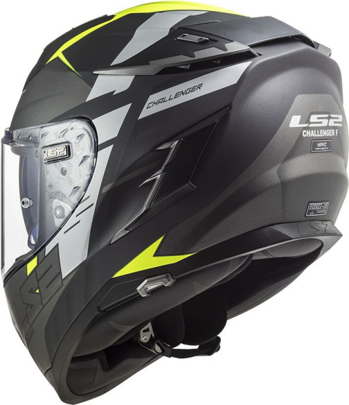 Casca Moto Full/Face FF327 Challenger Allert M. Titan.H/V Yellow