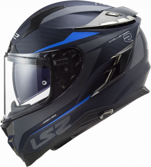 Casca Moto Full/Face FF327 Challenger C Drone Albastru Mat