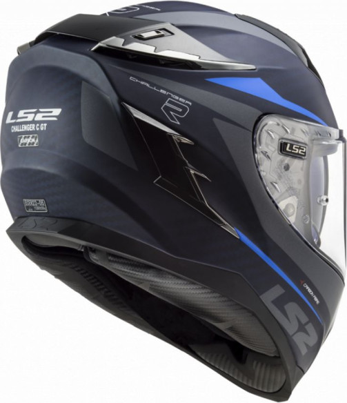 Casca Moto Full/Face FF327 Challenger C Drone Albastru Mat
