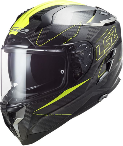 Casca Moto Full/Face FF327 Challenger CT2 Fold Gloss H/V Yellow