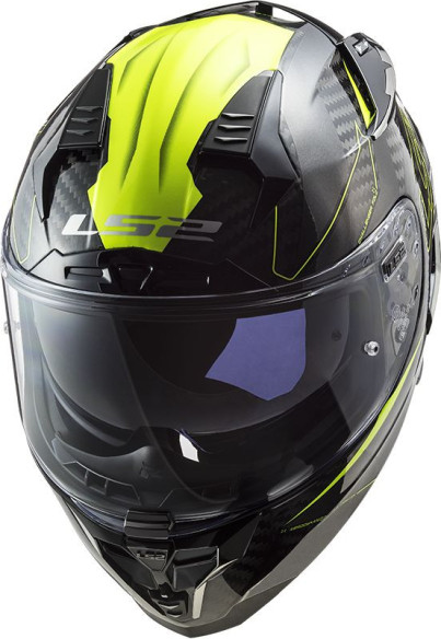 Casca Moto Full/Face FF327 Challenger CT2 Fold Gloss H/V Yellow