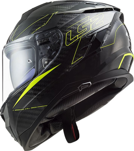 Casca Moto Full/Face FF327 Challenger CT2 Fold Gloss H/V Yellow