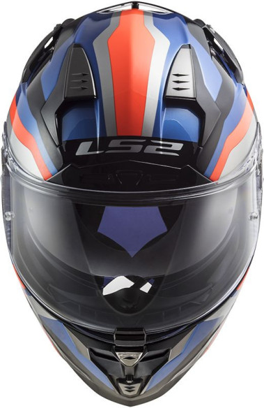 Casca Moto Full/Face FF327 Challenger Galactic C GL.Albastru Portocaliu