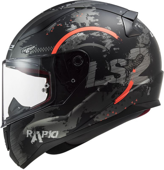 Casca Moto Full/Face FF353 Rapid Circle Titanium Fluo Portocaliu
