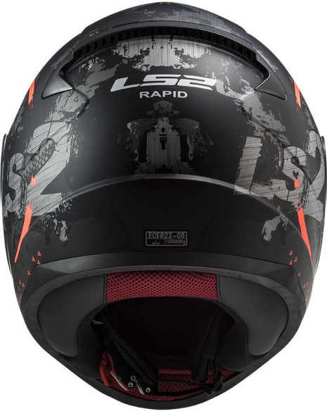 Casca Moto Full/Face FF353 Rapid Circle Titanium Fluo Portocaliu