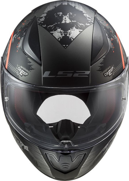 Casca Moto Full/Face FF353 Rapid Circle Titanium Fluo Portocaliu