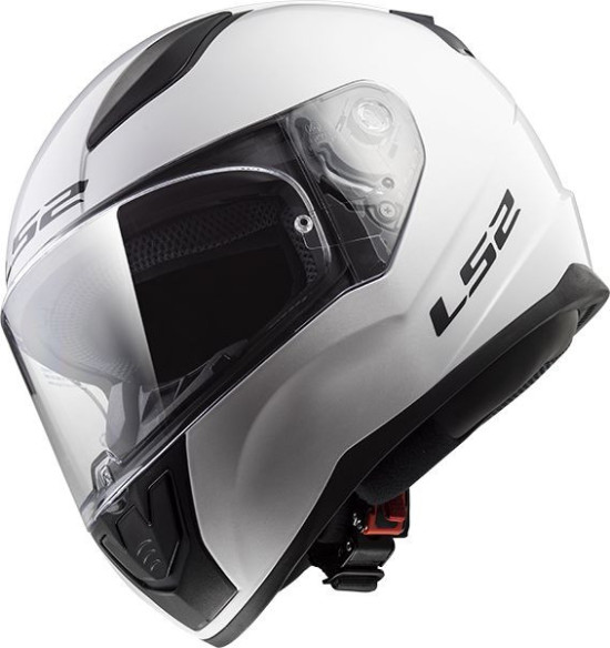 Casca Moto Full/Face FF353 Rapid Single Mono Alb Lucios