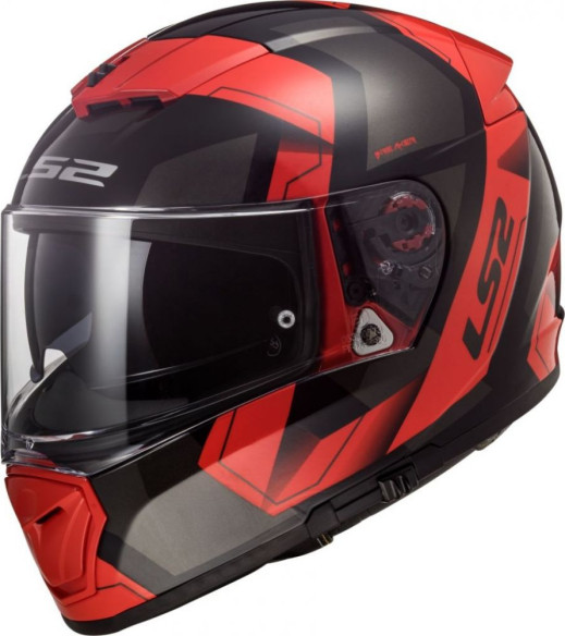 Casca Moto Full/Face FF390 Breaker Physics Negru Rosu