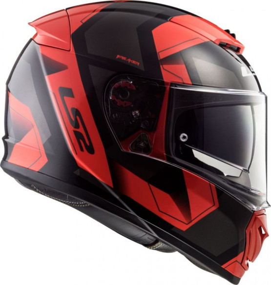 Casca Moto Full/Face FF390 Breaker Physics Negru Rosu