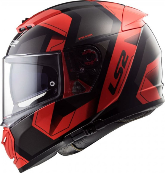 Casca Moto Full/Face FF390 Breaker Physics Negru Rosu
