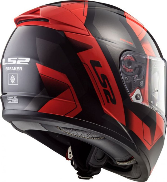 Casca Moto Full/Face FF390 Breaker Physics Negru Rosu