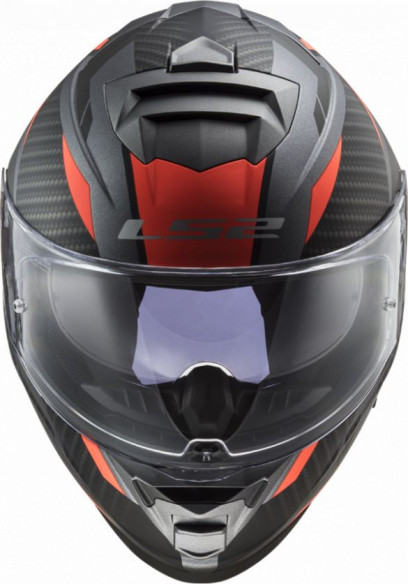Casca Moto Full/Face FF800 Storm Racer Titanium Fluo Portocaliu