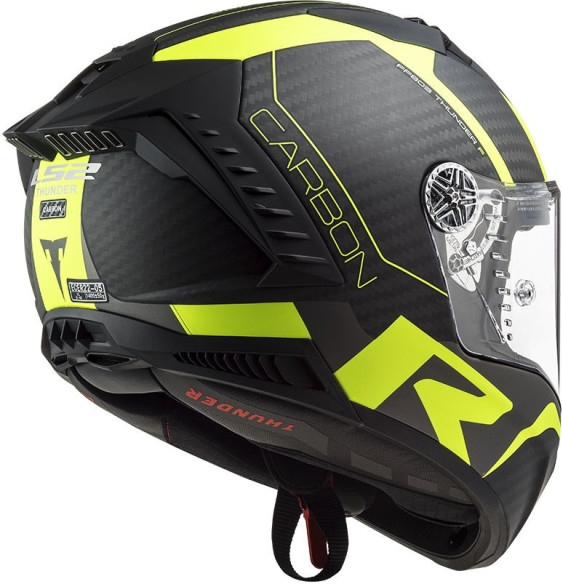 Casca Moto Full/Face FF805 Thunder C Racing1 Matt H/V Yellow