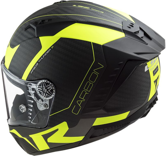 Casca Moto Full/Face FF805 Thunder C Racing1 Matt H/V Yellow